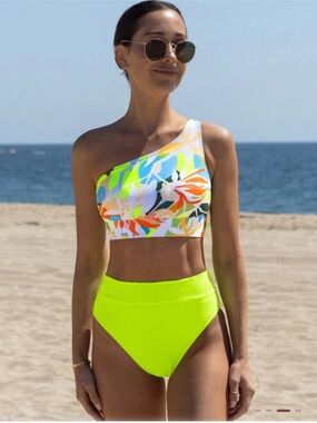 POPVIL NEW✨ Floral None Random Printing Vacation Bikini Set